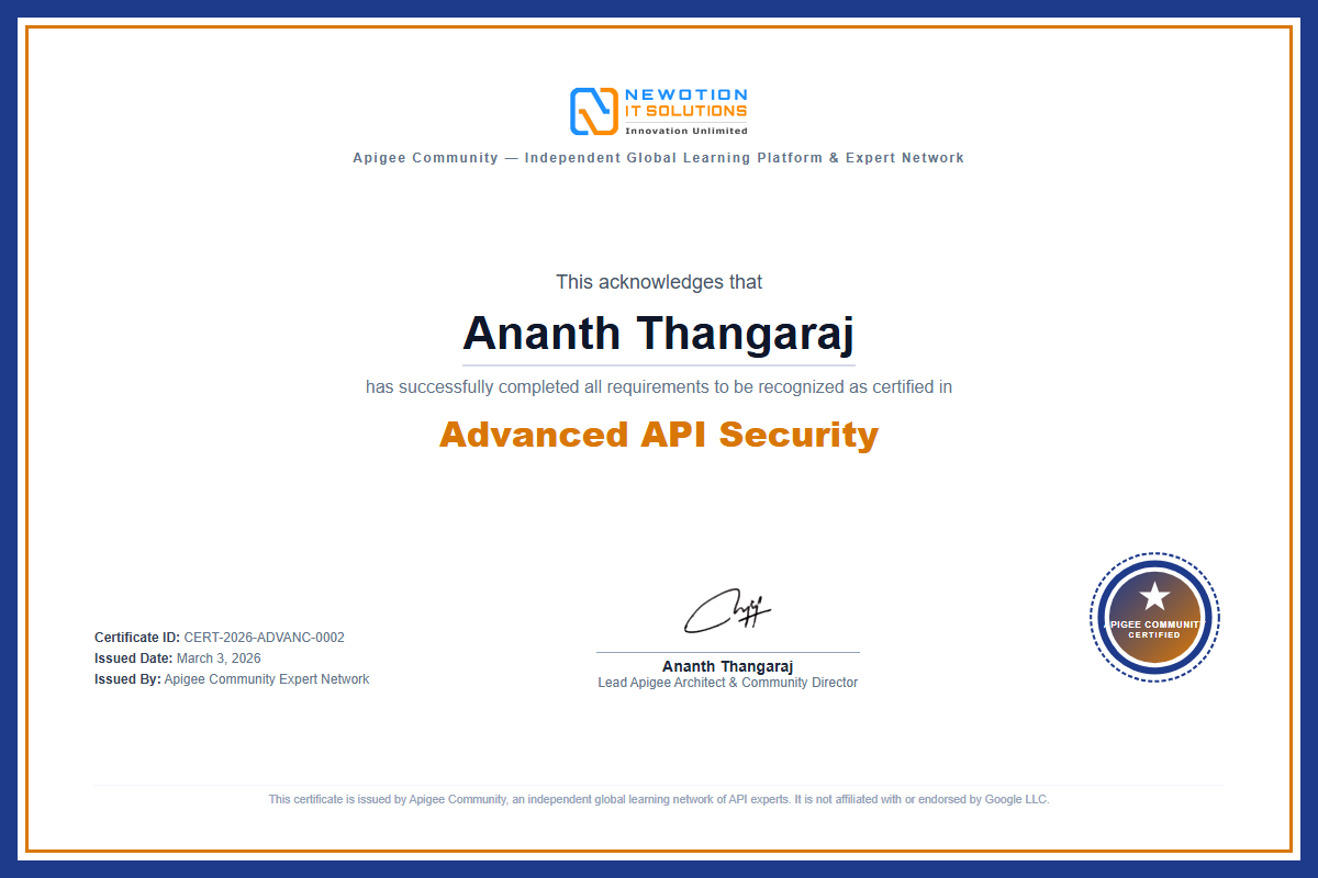 Advanced API Security — Certificate